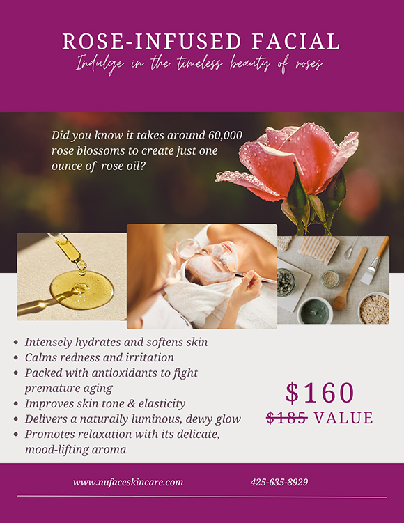 Rose-Infused Facial - 1